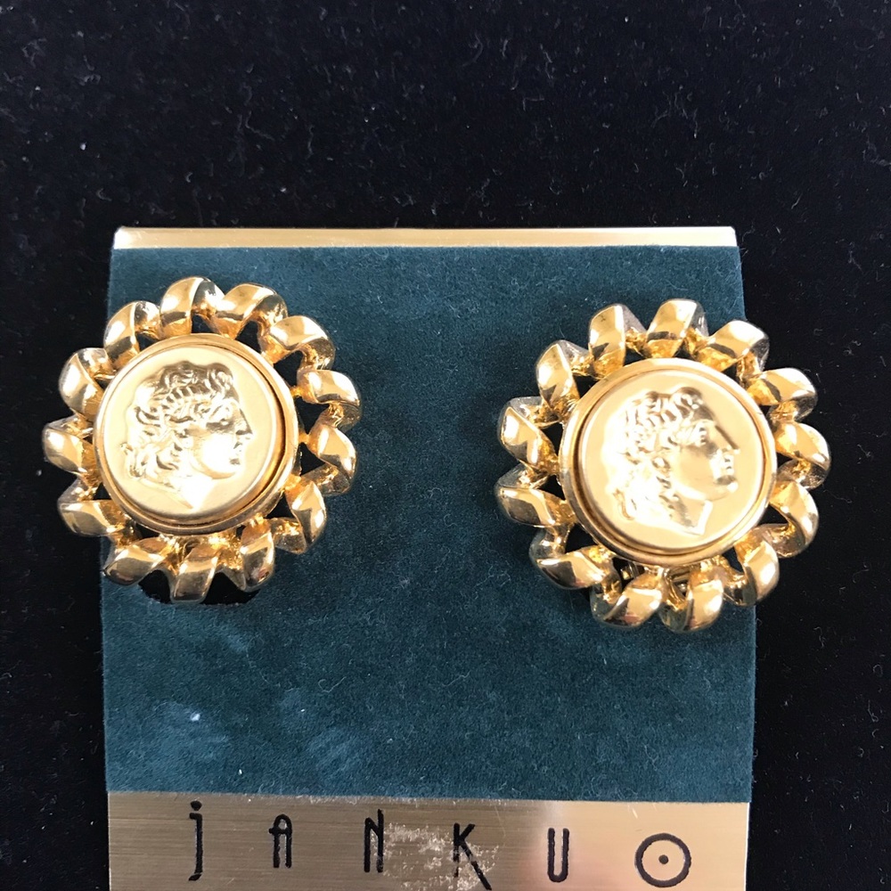 Vintage clip on earrings